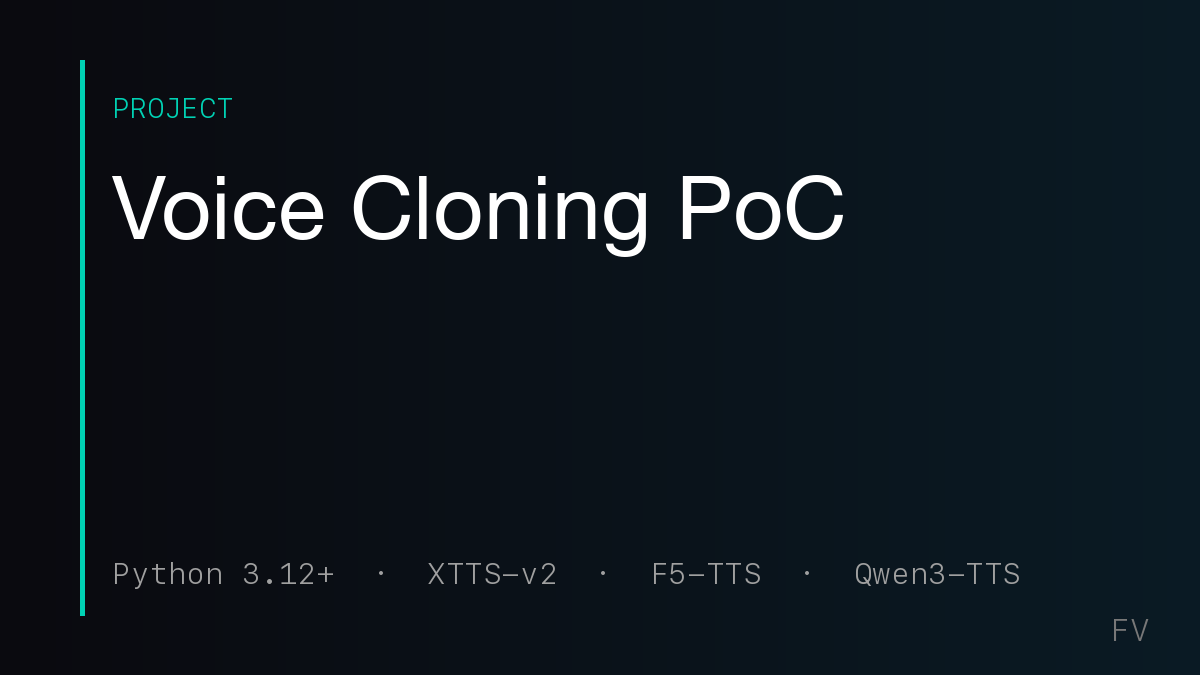 PoC de Voice Cloning
